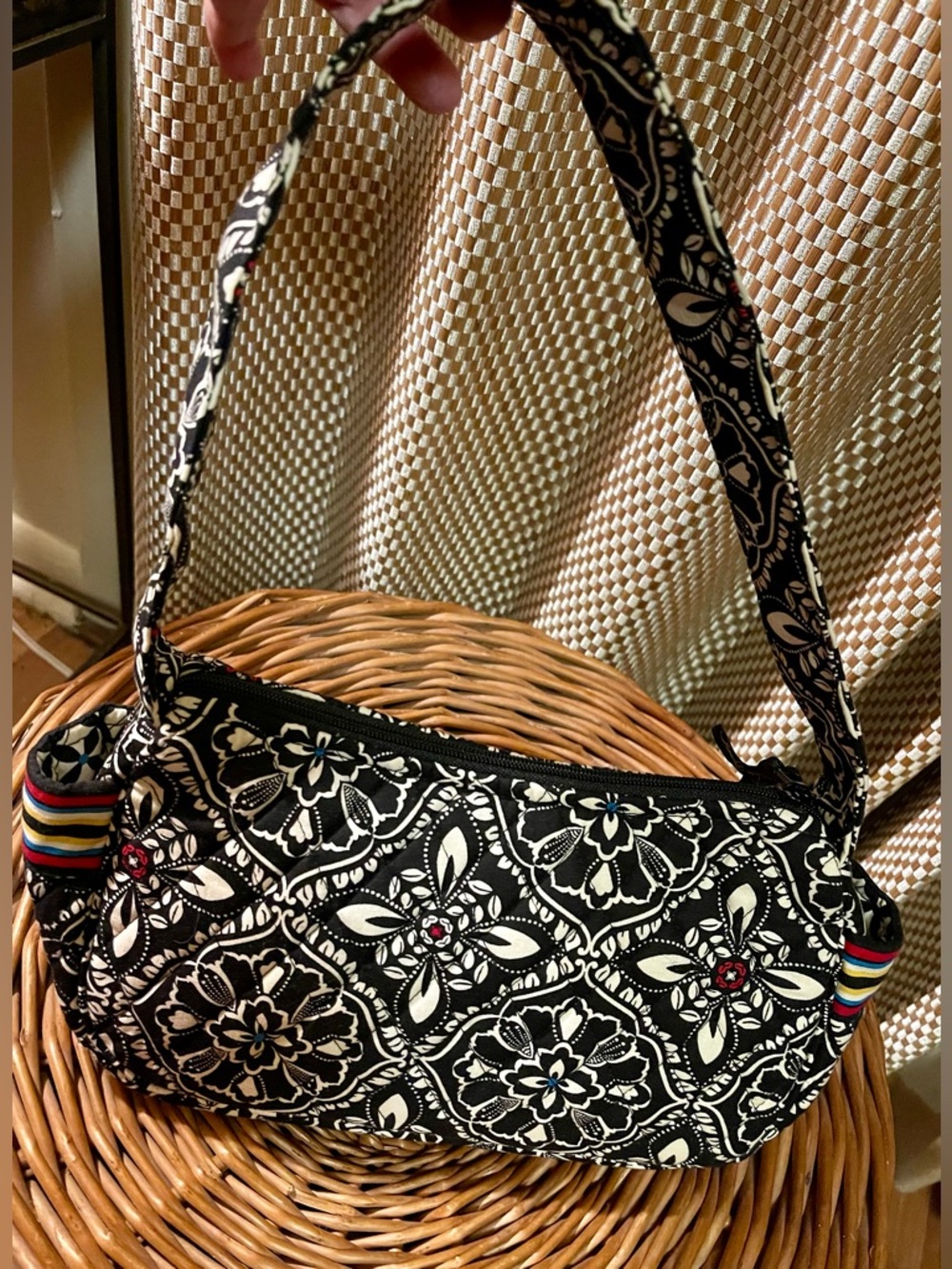 Vera Bradley Shoulder Bag,  "Barcelona" Pattern - Picture 2 of 6